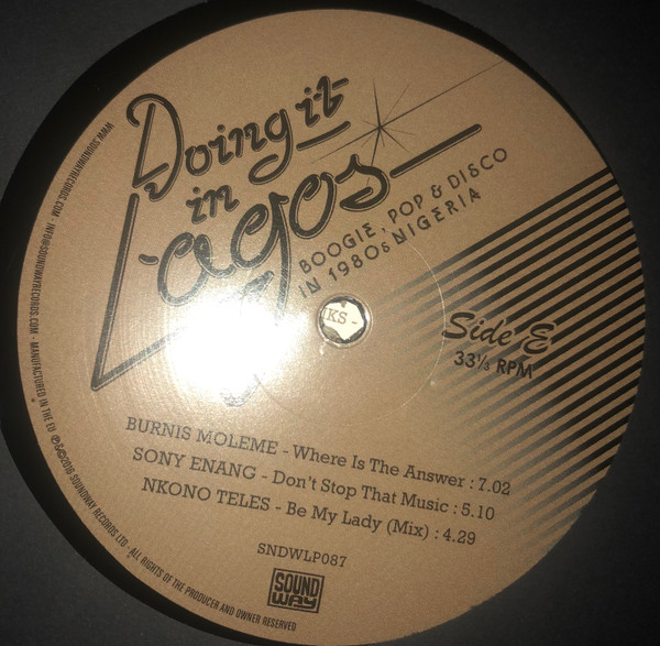 Doing It In Lagos (Boogie, Pop & Disco In 1980s Nigeria)