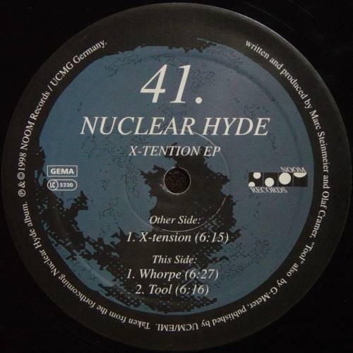 Nuclear Hyde - X-Tention EP | Noom Records (NOOM041-6)