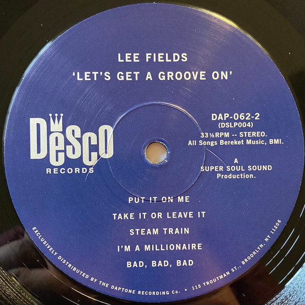 Lee Fields - Let's Get A Groove On | Desco Records (DSLP-004) - 4