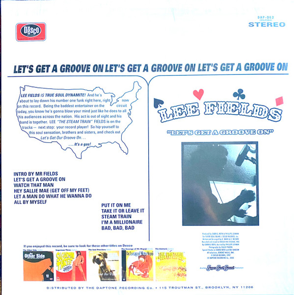 Lee Fields - Let's Get A Groove On | Desco Records (DSLP-004) - 2
