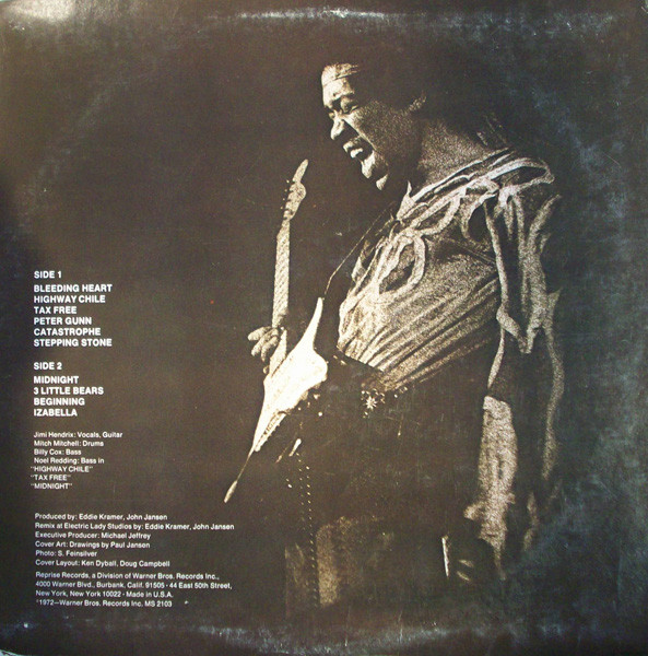 Jimi Hendrix - War Heroes | Reprise Records (MS 2103) - 2