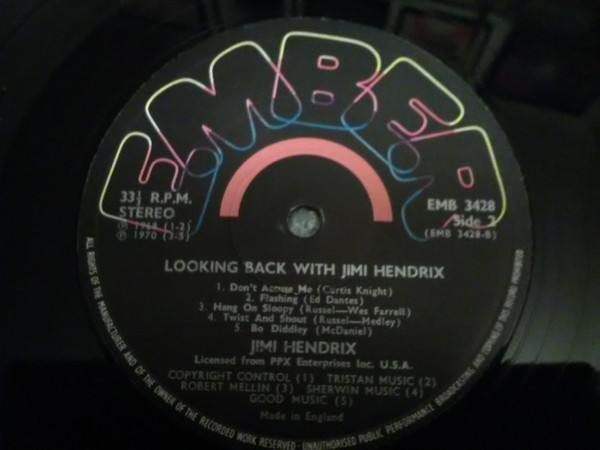 Jimi Hendrix - Looking Back With Jimi Hendrix | Ember Records (EMB 3428) - 4 Jimi Hendrix - Looking Back With Jimi Hendrix | Ember Records (EMB 3428) - 4