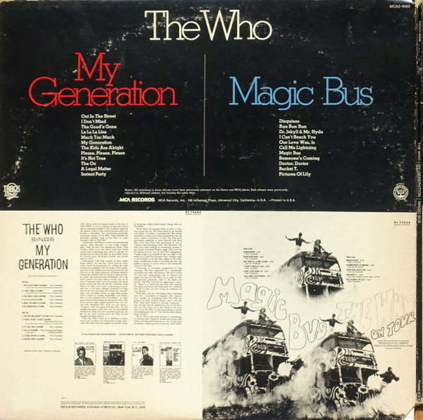 Magic Bus / The Who Sings My Generation