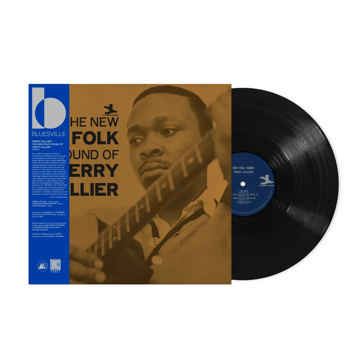 Terry Callier - The New Folk Sound Of Terry Callier | Prestige (CR00844) - 2 Terry Callier - The New Folk Sound Of Terry Callier | Prestige (CR00844) - 2