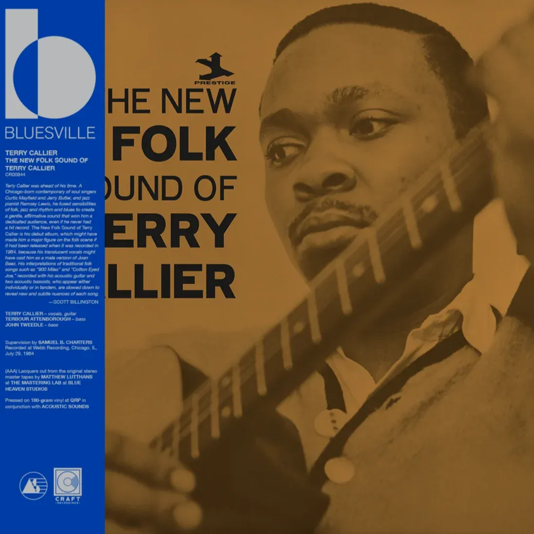 Terry Callier - The New Folk Sound Of Terry Callier | Prestige (CR00844) - main Terry Callier - The New Folk Sound Of Terry Callier | Prestige (CR00844) - main