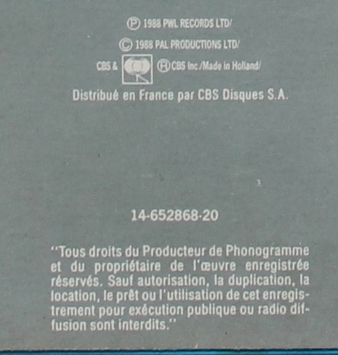 Kylie Minogue - Got To Be Certain | CBS (CBS 652868 6) - 6