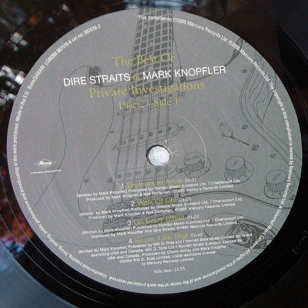 Dire Straits & Mark Knopfler - Private Investigations (The Best Of) | Mercury (987576-7) - 13 Dire Straits & Mark Knopfler - Private Investigations (The Best Of) | Mercury (987576-7) - 13