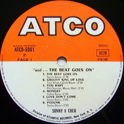 Sonny & Chèr - The Beat Goes On | ATCO Records (ATCO-5001) - 3