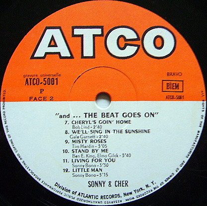 Sonny & Chèr - The Beat Goes On | ATCO Records (ATCO-5001) - 4