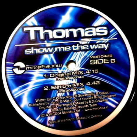Thomas - Show Me The Way | Moremoney (MOR 0425) - 2 Thomas - Show Me The Way | Moremoney (MOR 0425) - 2