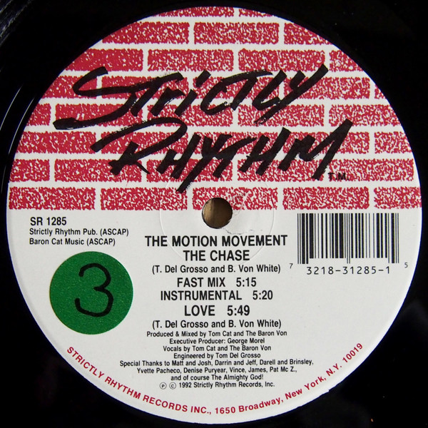 The Motion Movement - Step Down / The Chase | Strictly Rhythm (SR 1285) - 2