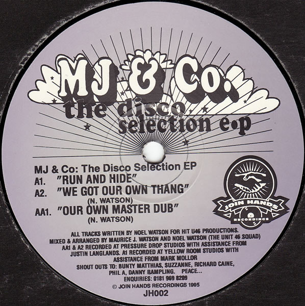 MJ & Co. - The Disco Selection EP | Join Hands Recordings (JH002)