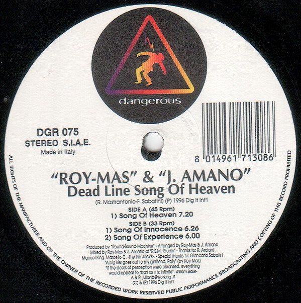 Roy-Mas & J. Amano - Dead Line Song Of Heaven | Dangerous (DGR 075) - 2 Roy-Mas & J. Amano - Dead Line Song Of Heaven | Dangerous (DGR 075) - 2