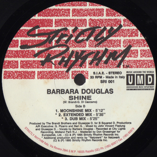 Barbara Douglas - Shine | Strictly Rhythm (SRI 001) - 4