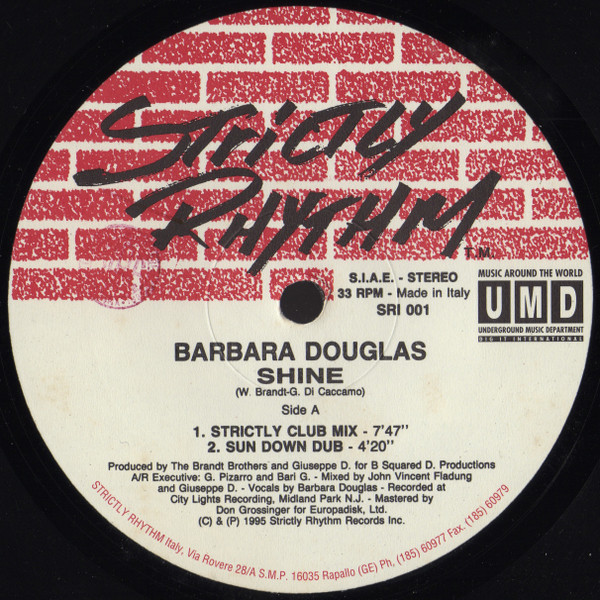 Barbara Douglas - Shine | Strictly Rhythm (SRI 001) - 3