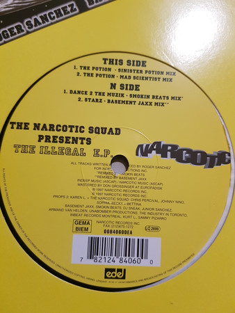 The Narcotic Squad - The Illegal E.P. | Narcotic (0084060DEA) - 2