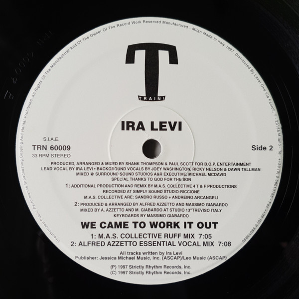 Ira Levi - We Came To Work It Out | Train! Records (TRN 60009) - 3 Ira Levi - We Came To Work It Out | Train! Records (TRN 60009) - 3