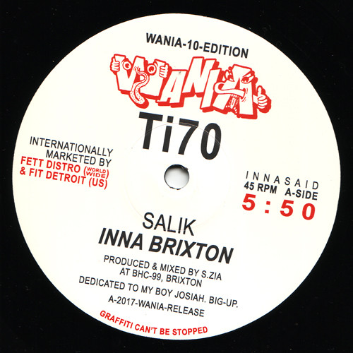 Salik / DJ Sotofett - Inna Brixton / Acid Site Mix | Wania (WANIA Ti70) - main