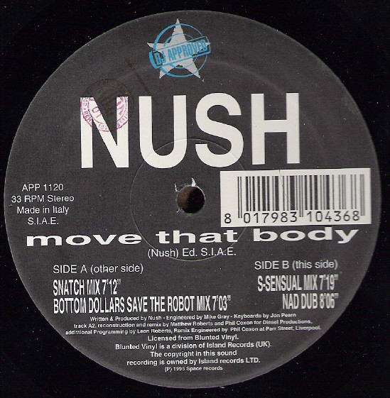 Nush - Move That Body | DJ Approved (APP 1120) - 3