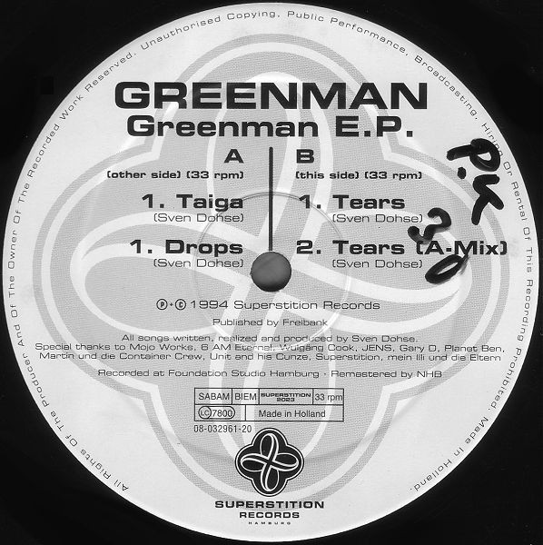 Greenman - Greenman E.P. | Superstition (SUPERSTITION 2023) - 2