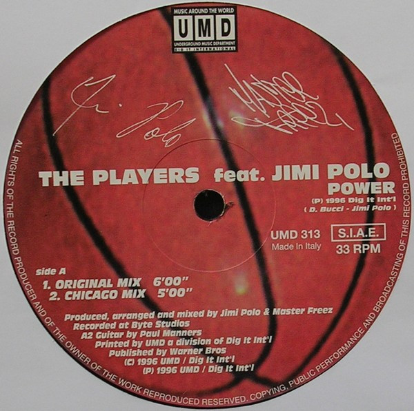 The Players Featuring Jimi Polo - Power | Underground Music Department (UMD) (UMD 313) - 3 The Players Featuring Jimi Polo - Power | Underground Music Department (UMD) (UMD 313) - 3