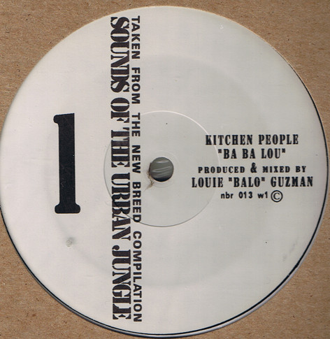 Kitchen People / Jungle Luv - Ba Ba Lou / Jungle Luv Theme | New Breed (nbr 013 w1) - main