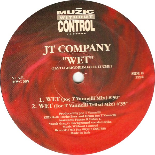 JT Company Feat. Greg G. - Wet | Muzic Without Control Records (MWC 005) - 4