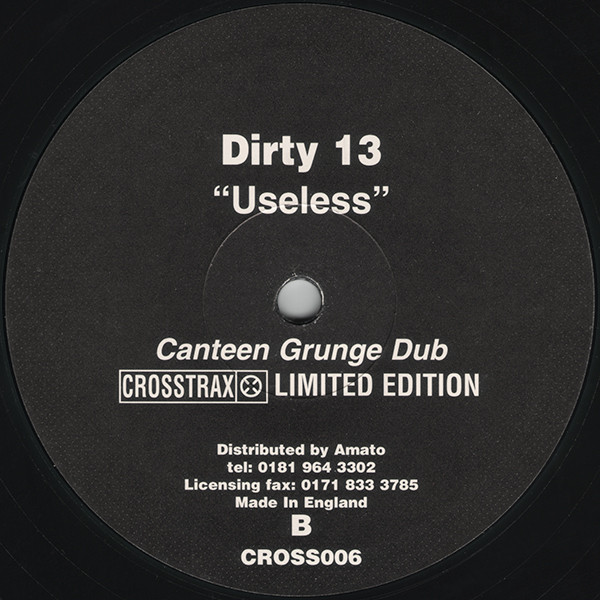 Dirty 13 - Useless | Crosstrax (CROSS006) - 2