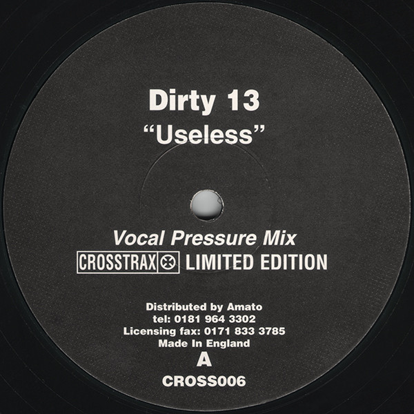 Dirty 13 - Useless | Crosstrax (CROSS006) - main