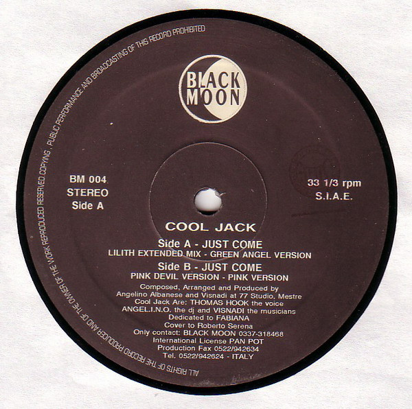 Cool Jack - Just Come | Black Moon (BM 004) - 3