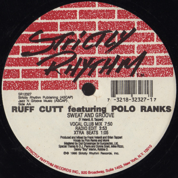 Ruff Cutt Featuring Moné - Sweat And Groove | Strictly Rhythm (SR12327) - 2