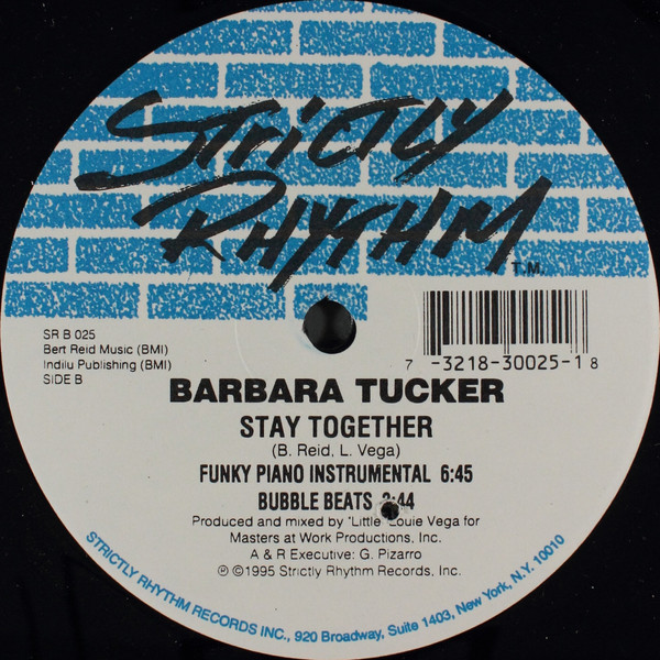 Barbara Tucker - Stay Together | Strictly Rhythm (SR B 025) - 2