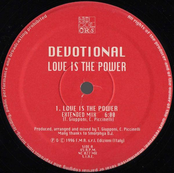 Devotional - Love Is The Power | No Colors (NC 027 MX) - 3