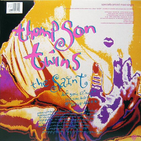 Thompson Twins - Come Inside / The Saint | Warner Bros. Records (0-40071) - 2