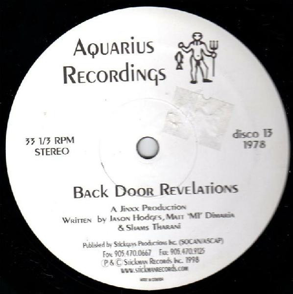 Back Door Revelations - Back Door Revelations | Aquarius Recordings (DISCO 13) - main