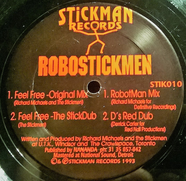 Robostickmen - Feel Free | Stickman Records (STIK010)