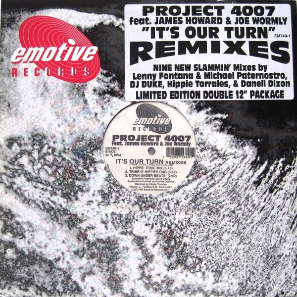 Project 4007 Feat. James Howard & Joe Wormly - It's Our Turn (Remixes) | Emotive Records (EM749-1)