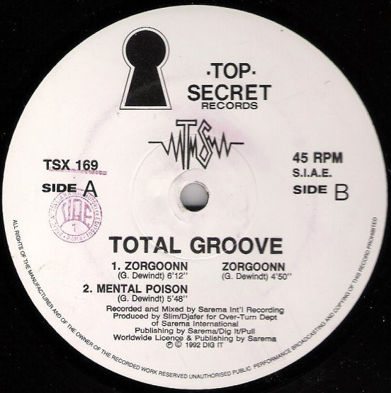 Total Groove - Zorgoonn | Top Secret Records (TSX 169) - 3 Total Groove - Zorgoonn | Top Secret Records (TSX 169) - 3