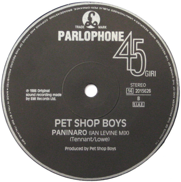 Pet Shop Boys - Paninaro | Parlophone (14 2015626) - 4