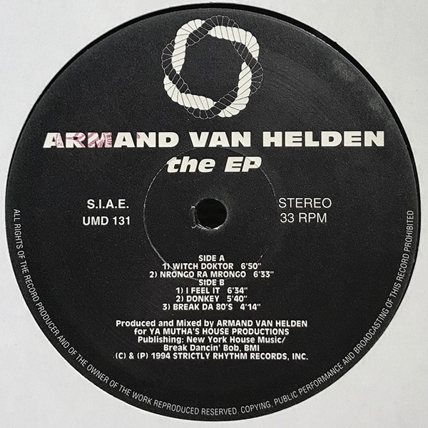 Armand Van Helden - The EP | Underground Music Department (UMD) (UMD 131) - main