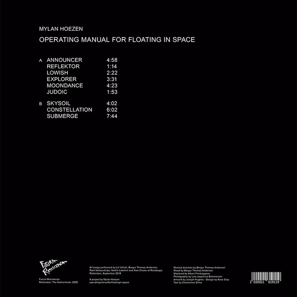 Mylan Hoezen - Operating Manual for Floating in Space | Futura Resistenza (RESLP005) - 2 Mylan Hoezen - Operating Manual for Floating in Space | Futura Resistenza (RESLP005) - 2