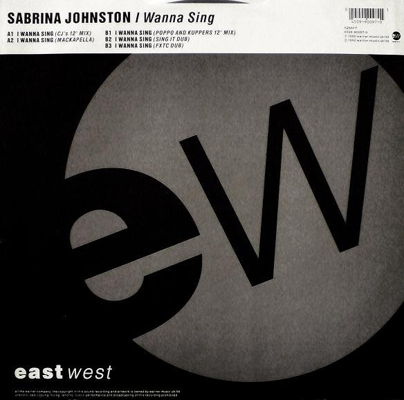Sabrina Johnston - I Wanna Sing | EastWest (YZ661T) - 2