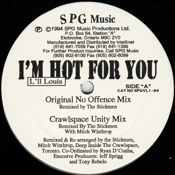 L'll Louis - I'm Hot For You | SPG Music (SPGVL1-94)