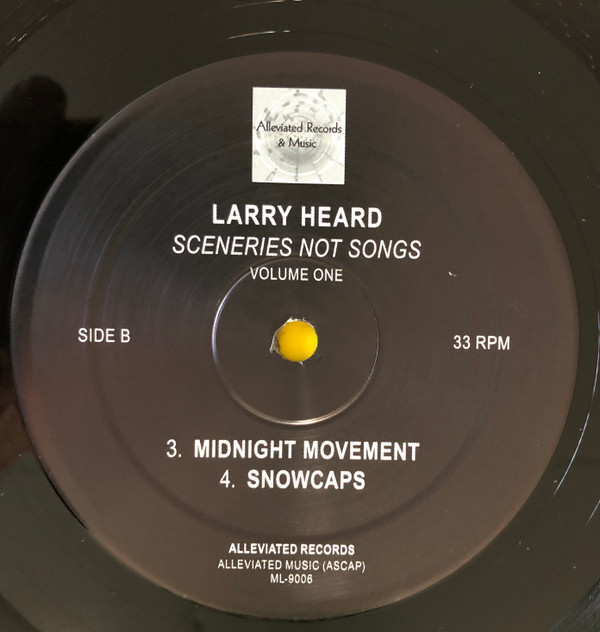 Larry Heard - Sceneries Not Songs, Volume One | Alleviated Records (ML-9006) - 4 Larry Heard - Sceneries Not Songs, Volume One | Alleviated Records (ML-9006) - 4