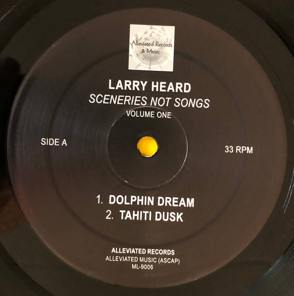 Larry Heard - Sceneries Not Songs, Volume One | Alleviated Records (ML-9006) - 3 Larry Heard - Sceneries Not Songs, Volume One | Alleviated Records (ML-9006) - 3