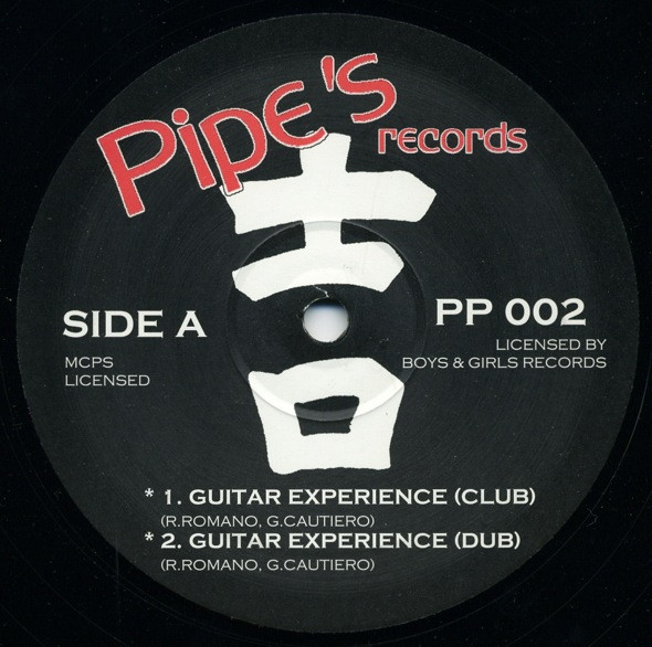 Max Fedele Featuring Boys & Girls - Guitar Experience | Pipe's Records (PP 002)