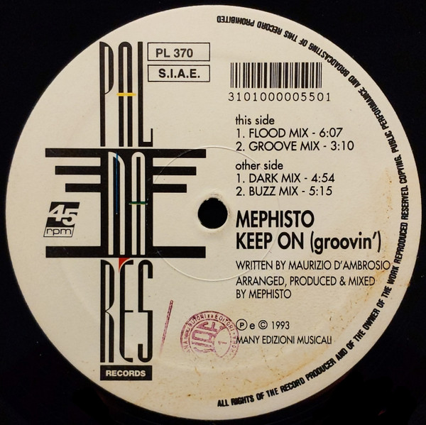 Mephisto - Keep On (Groovin') | Palmares Records (PL 370)