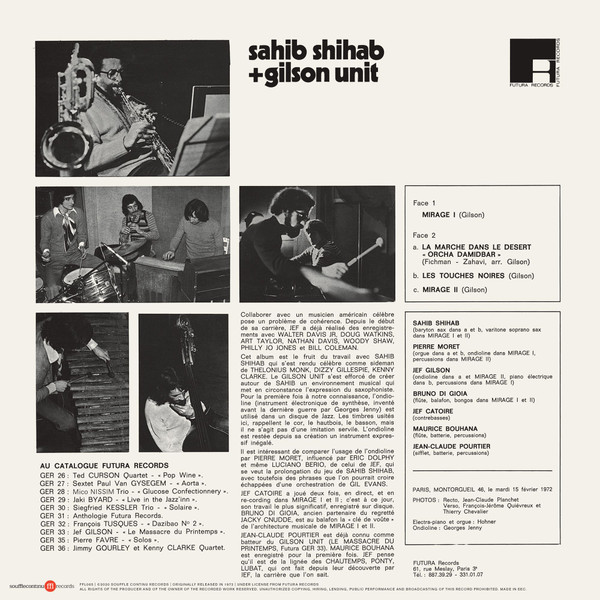 Sahib Shihab + Gilson Unit - La Marche Dans Le Désert | SouffleContinu Records (FFL065) - 3 Sahib Shihab + Gilson Unit - La Marche Dans Le Désert | SouffleContinu Records (FFL065) - 3