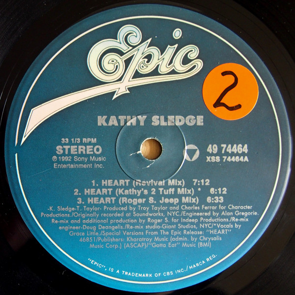 Kathy Sledge - Heart | Epic (49 74464) - 4