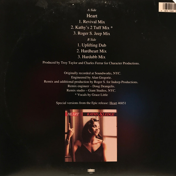 Kathy Sledge - Heart | Epic (49 74464) - 2